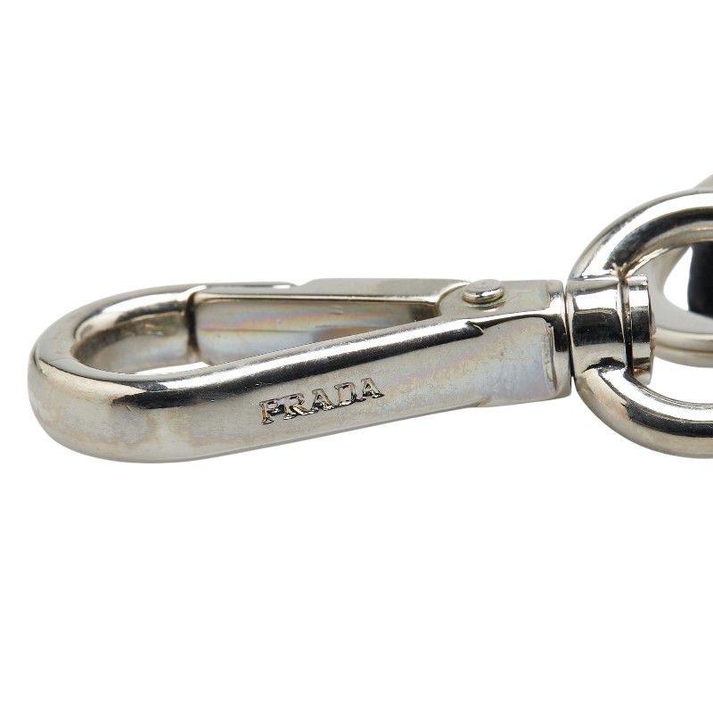 プラダ　PRADA キーホルダー　バタフライ　蝶　 ブラック×オレンジ プラダ PRADA キーホルダー バタフライ 蝶 ブラック×オレンジ