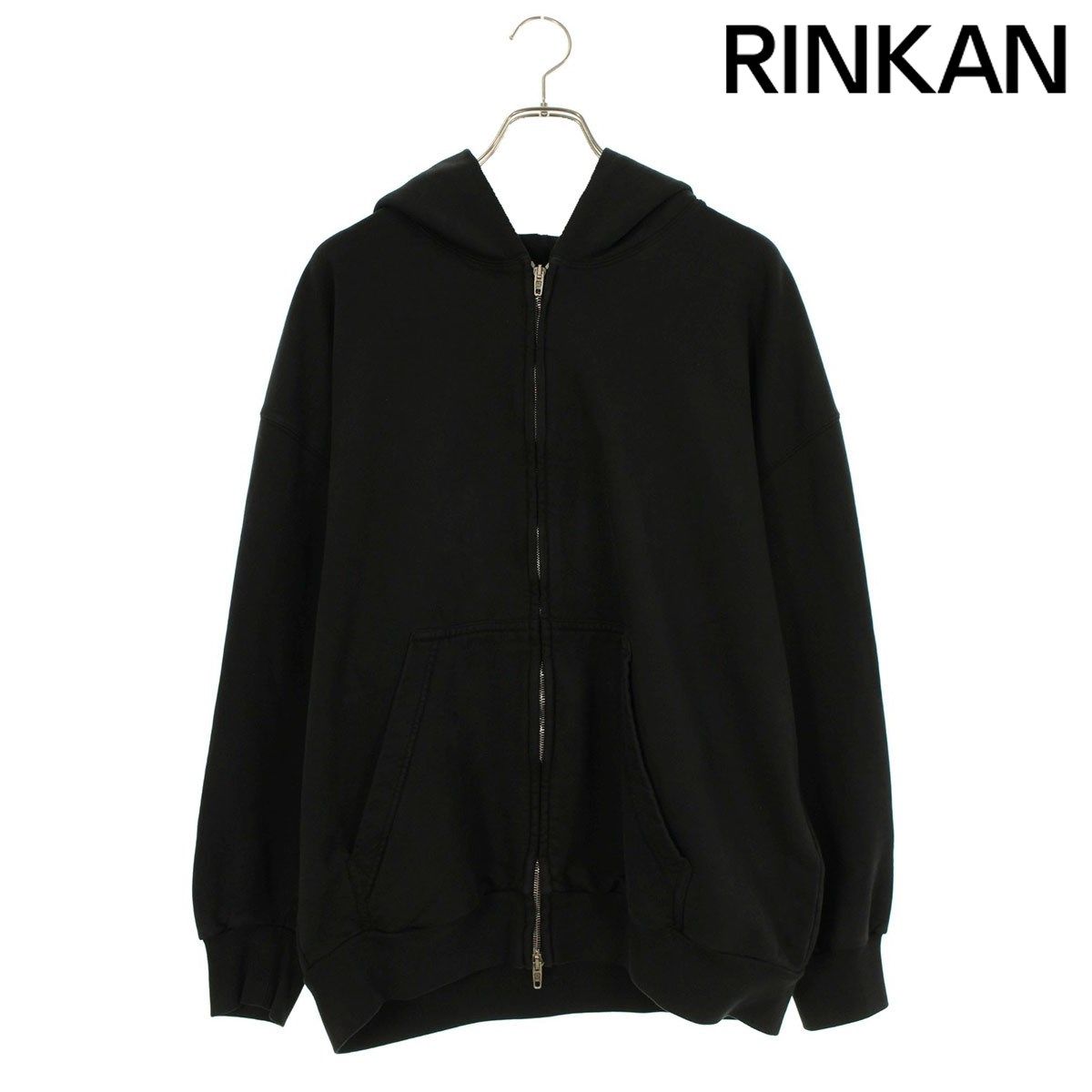 BALENCIAGA バレンシアガ 23SS ビンテージ加工スモールフィットジップアップパーカー 744454 TOVG5 ピンク S ITTJCD219U04 BALENCIAGA - BALENCIAGA バレンシアガ 23SS ビンテージ加工