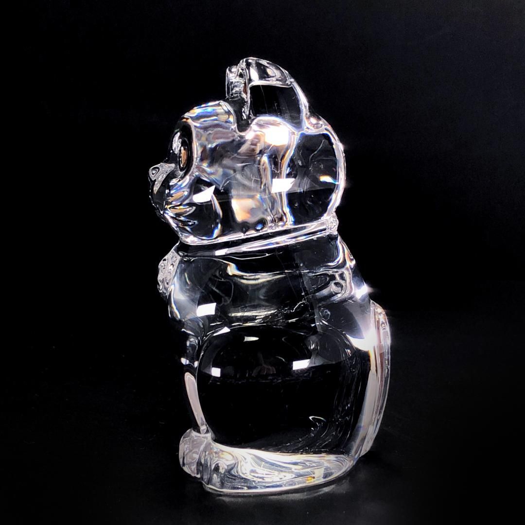 箱付き】Baccarat バカラ／招き猫 クリスタル フィギュリン