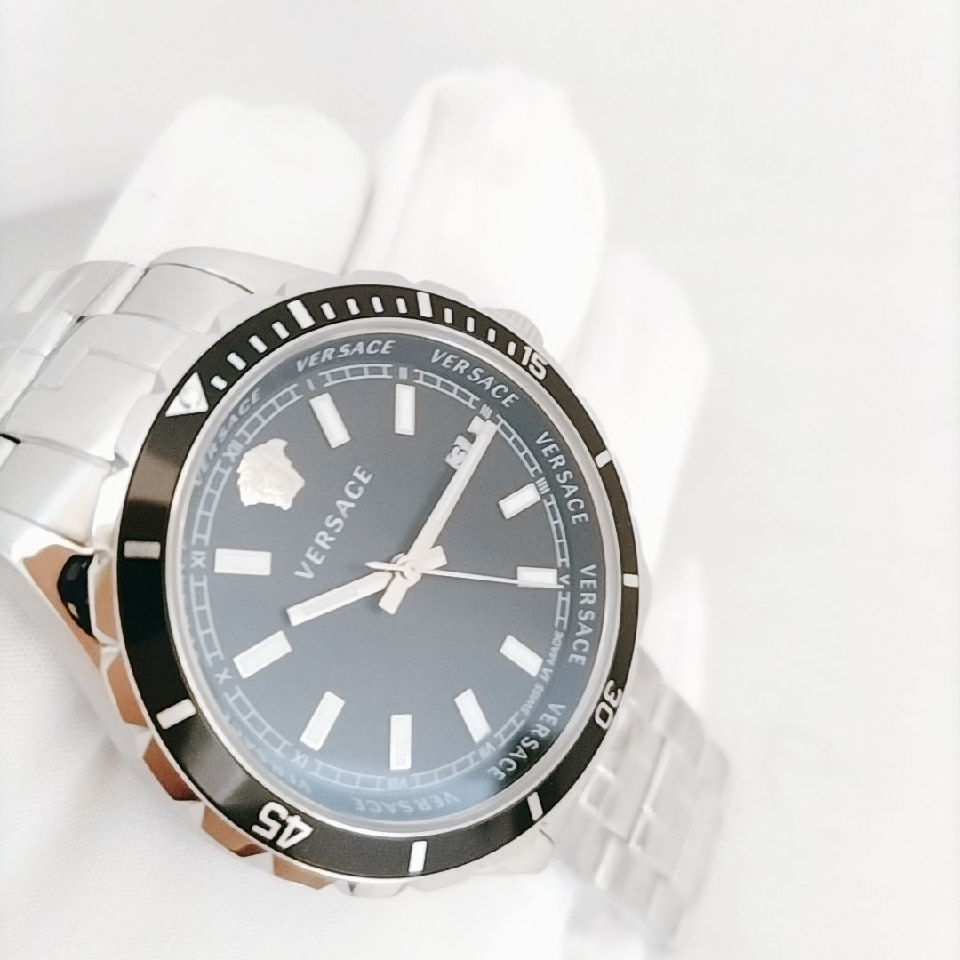 新品未使用】VERSACE Hellenyium 腕時計 グレカブレスレット VE3A00520 
