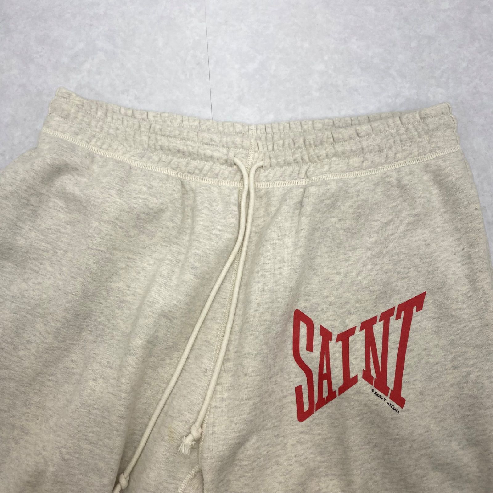 SAINT MICHAEL セントマイケル 21AW SWEAT PANTS SM-A21-0000-038 グレー Lサイズ スウェットパンツ -  メルカリ