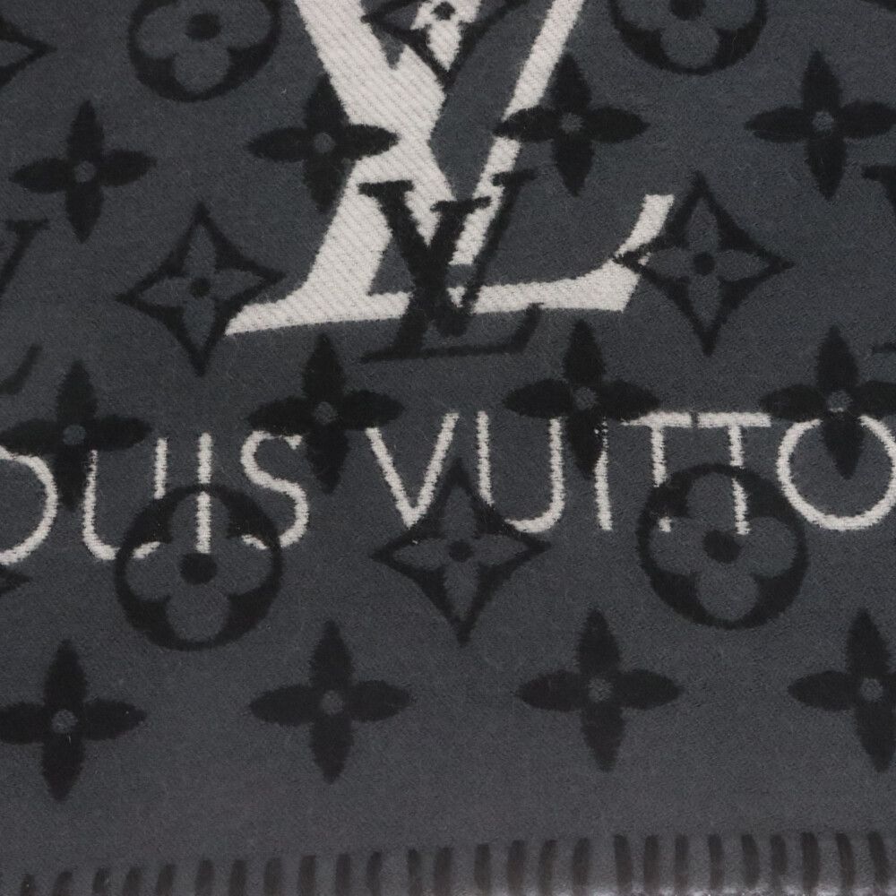 「超備品」　LOUIS VUITTON ブラック　モノグラムマフラー マフラー・モノグラム グラディエント S00｜ルイ・ヴィトン 公式