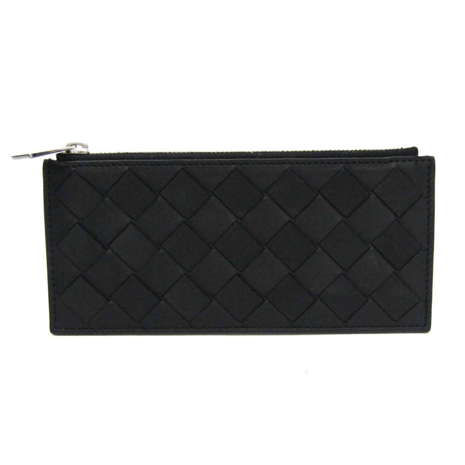 ボッテガ ヴェネタ Bottega Veneta マキシイントレチャート レディース メンズ レザー 小銭入れ コインケース ブラック