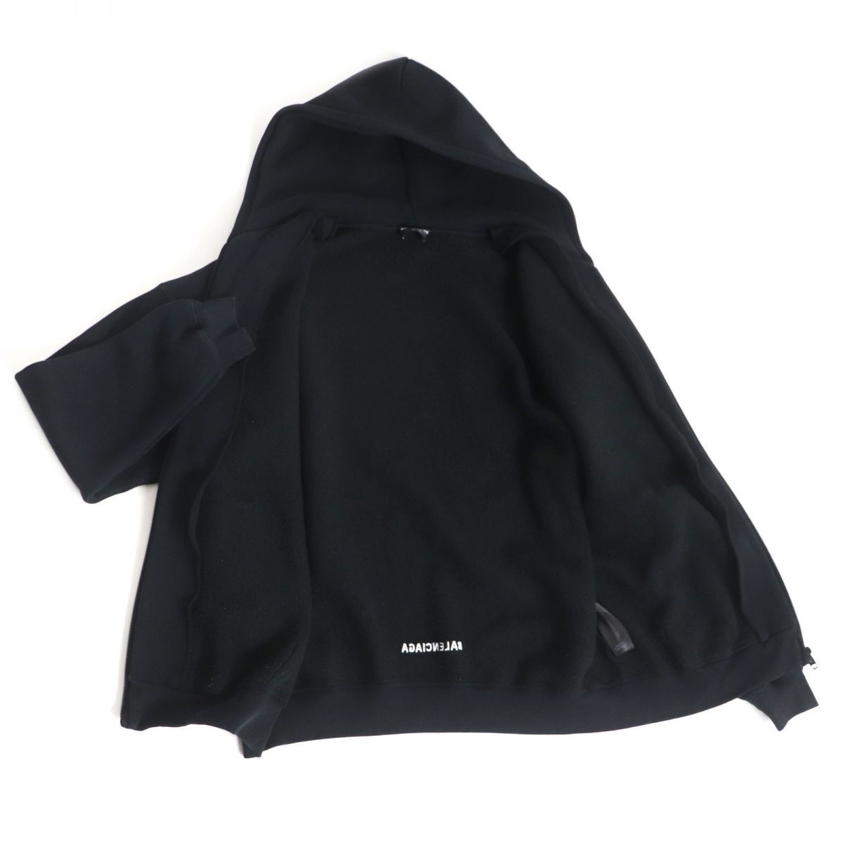 美品□22SS バレンシアガ 674719 OVERSIZED HEAVY FLEECE ZIP