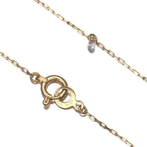 アーカー ネックレス ダイヤ ダイヤモンド 0.09ct ビンドゥ