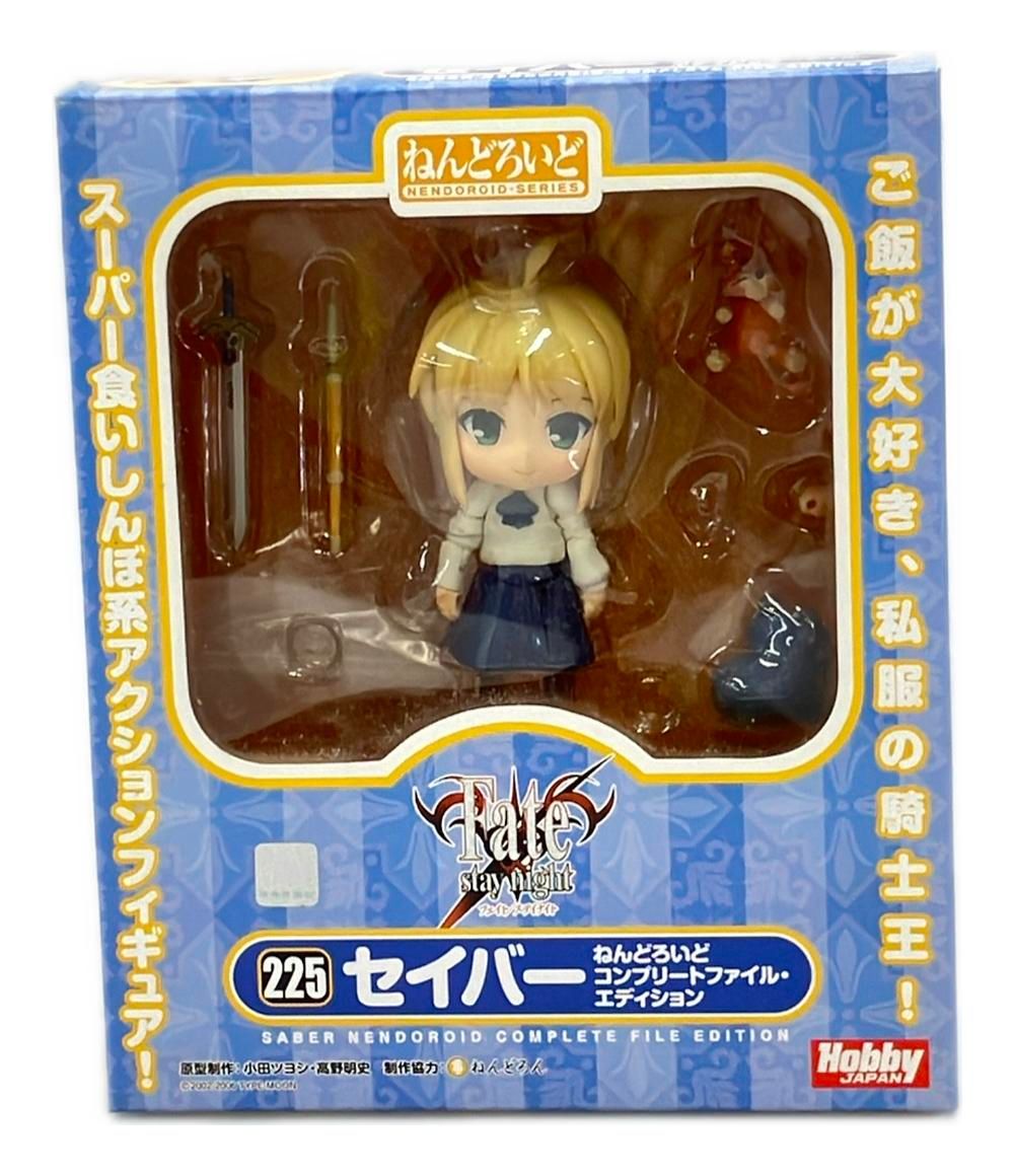 SABRE - (フィギュア単品) ねんどろいど 225 セイバー ねんどろいどコンプリートファイル・エディション(私服Ver.) Fate/stay night(フェイト/ステイナイト) ねんどろいどコンプリートファイル特別付録 完成品 可動フィギュア ホビージャパン ねんどろいど Fate ステイナイト 225 セイバー コンプリート