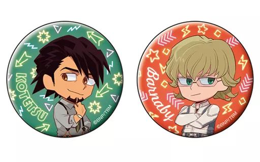 ピンズ・ピンバッジ・缶バッジ TIGER&BUNNY 中古】バッジ・ピンズ(キャラクター) 虎徹＆バーナビー 缶バッジ