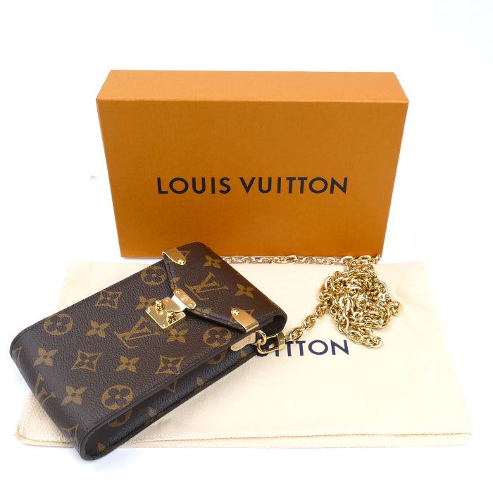 LOUIS VUITTON ルイ・ヴィトン フォン ポーチ メティス ショルダーバッグ モノグラム M13572 ICチップ レディース【中古】【美品】 LOUIS VUITTON ルイ・ヴィトン フォンポーチ メティス ショルダー