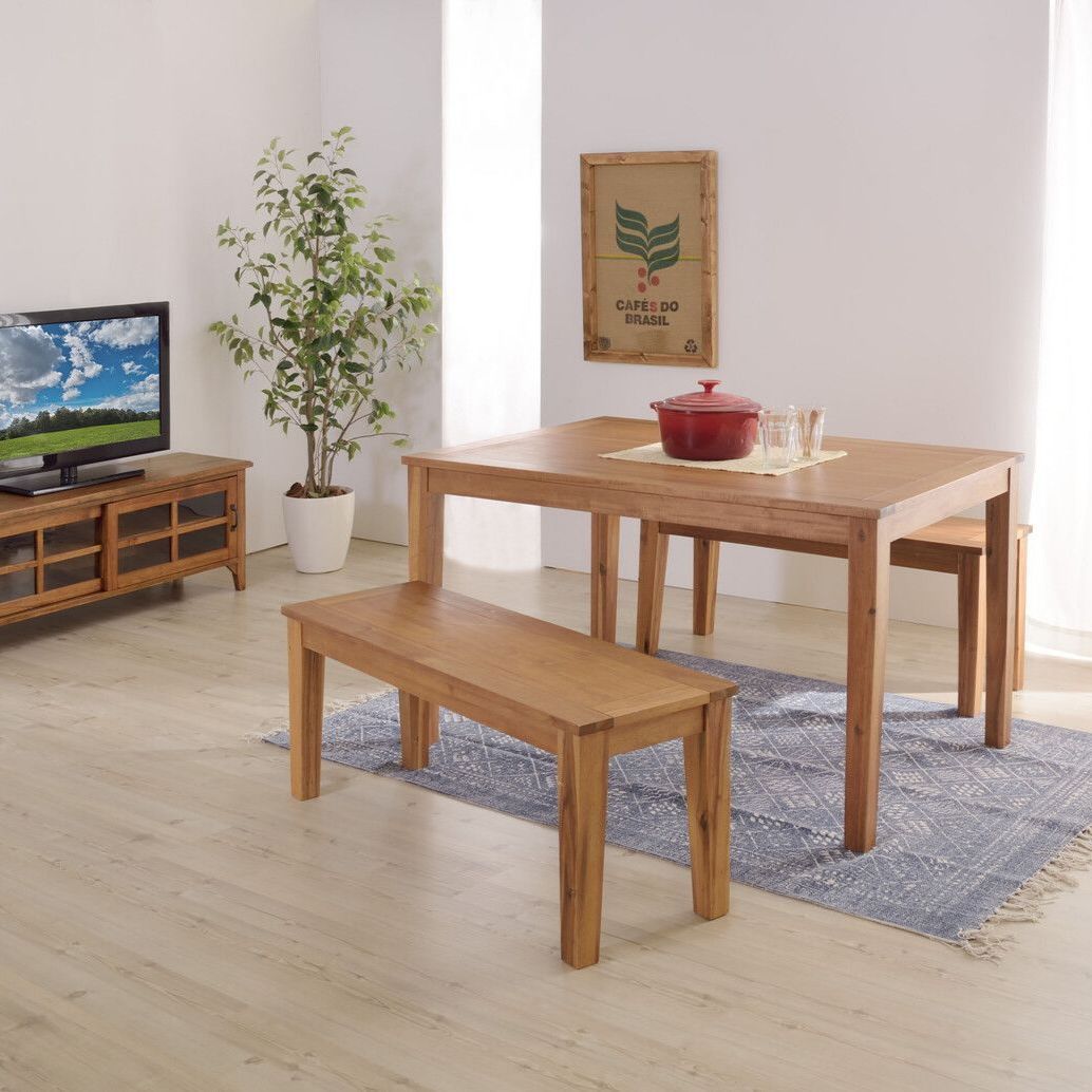 天然木 ダイニングベンチ 幅100cm ダイニング ベンチ 子供用 MARWIL-DEMENAGEMENTS_CH