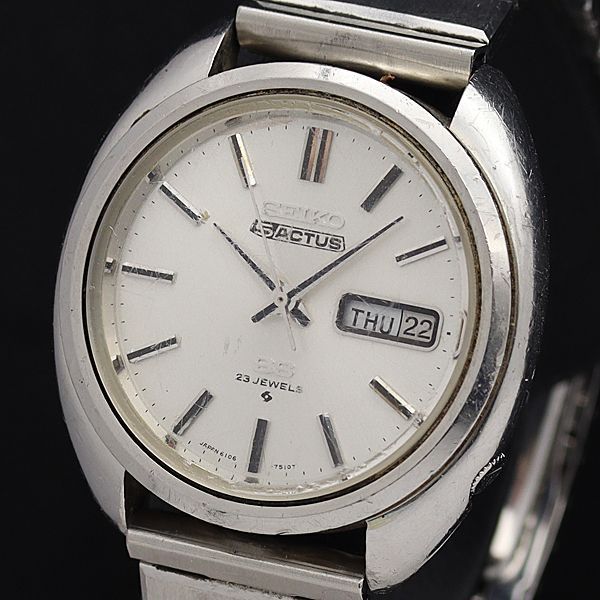 SEIKO 5 ACTUS 6106-7440 25石 AUTOMATIC（SEIKO・自動巻き！ACTUS 
