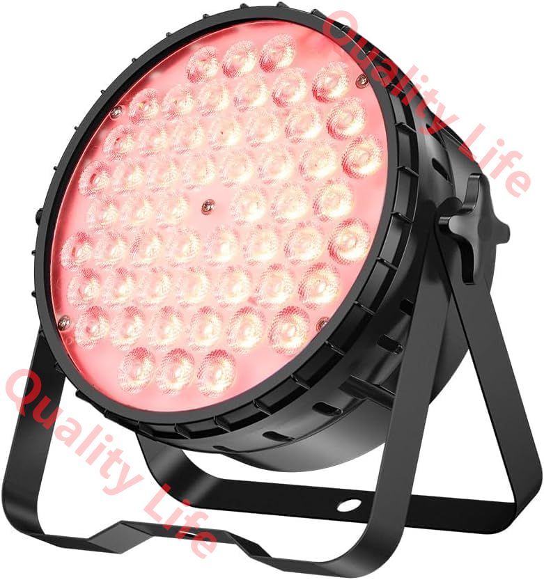 54x4W 4 in 1 RGBW LEDステージライト撮影録画ハイCRI舞台照明ガンダムスポットライト調光ディスコライトパーライトケパーティーライト DMX512 4|8CH 専門設備 高輝度 音声連動 多色変更 舞台|演出|結婚式|パーティー