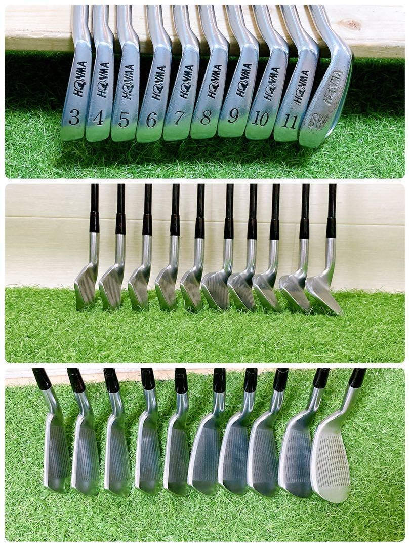 ホンマ LB-737 NEW H&F アイアン 星4 金モグラ FLEXR-1 - メルカリ