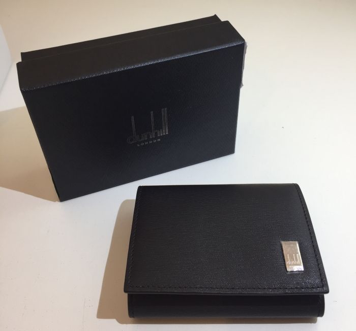 L*V様 未使用品　dunhill　ダンヒル　レザー　コインケース　ブラウン　ロ 最終値下げ 未使用 dunhill ダンヒル レザー コインケース