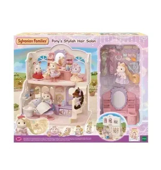 Sylvanian Families シルバニアファミリー 家族 ポニー スタイル 髪 サロン おもちゃ