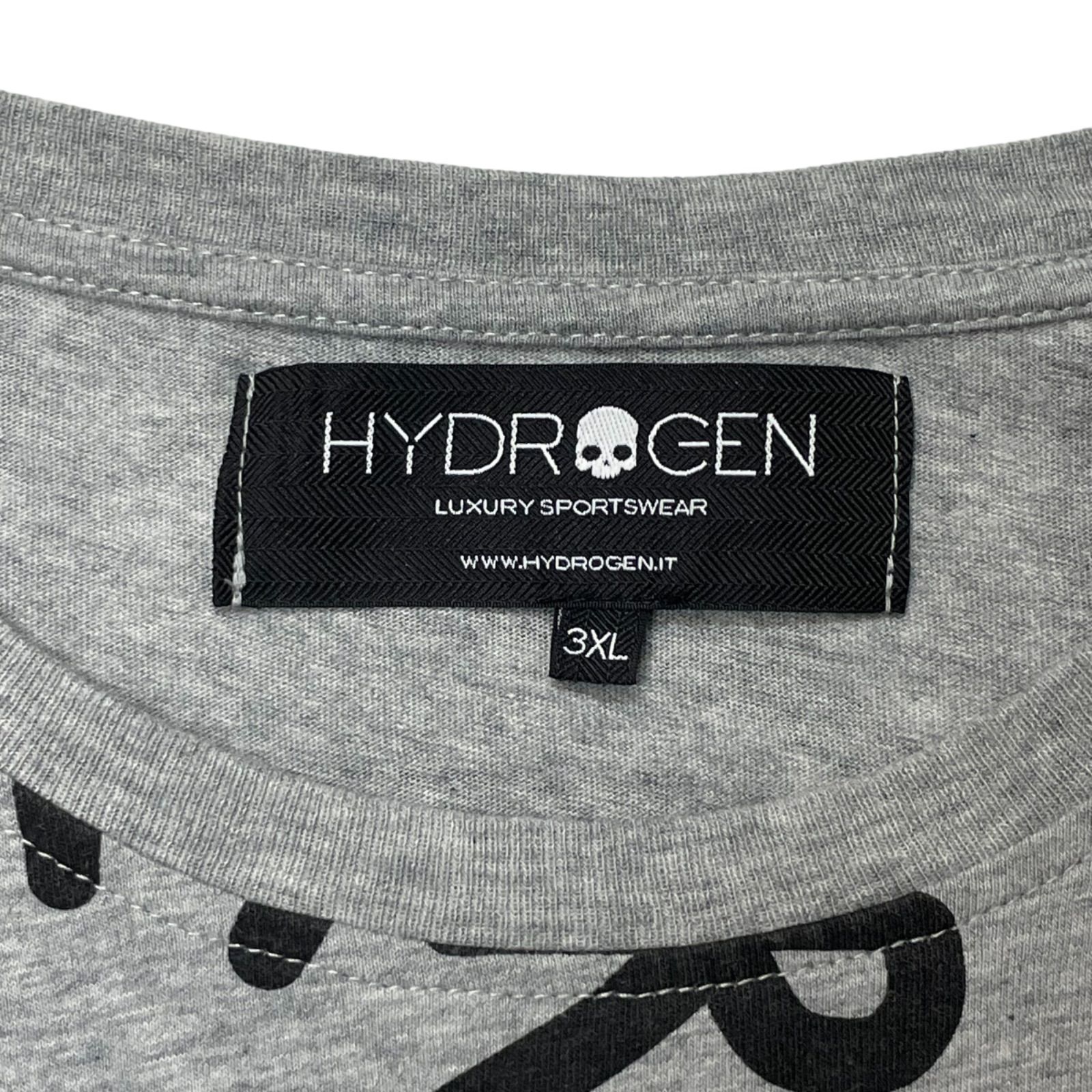 HYDROGEN ハイドロゲン グラフィックプリント 総柄 プリントT