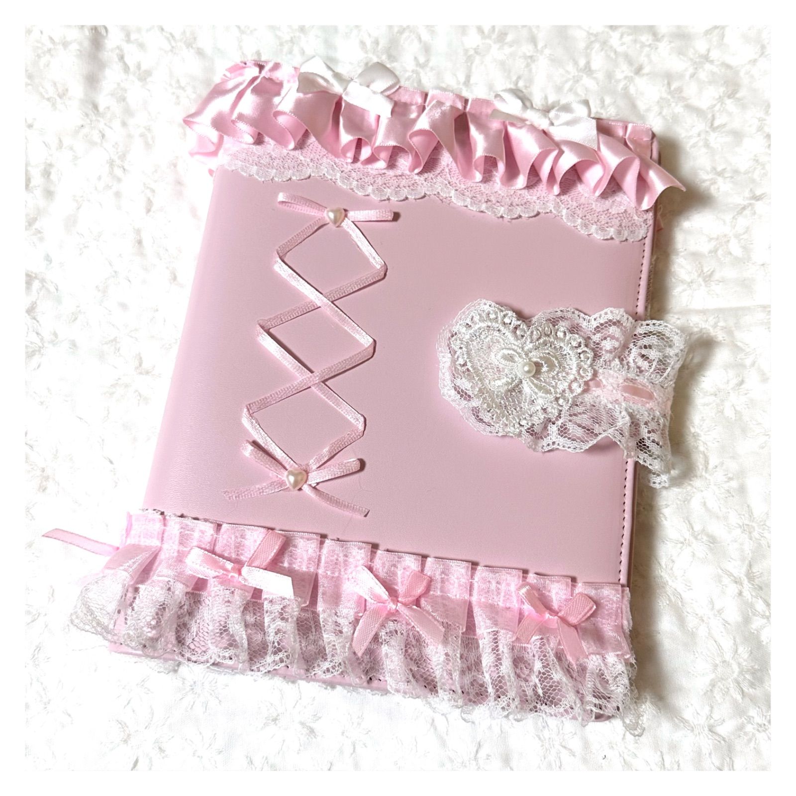 A5 マカロン バインダー コレクトブック デコ 6リング トレカケース