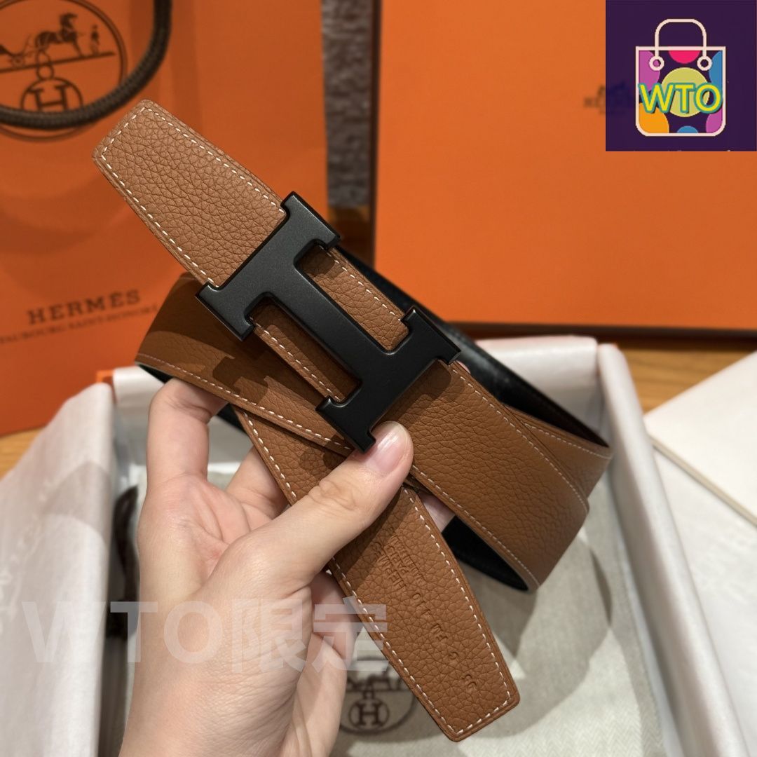 ☆即日発送☆HERMES ブラウンレザーベルト HERMES ブラウンレザーベルト - メルカリ