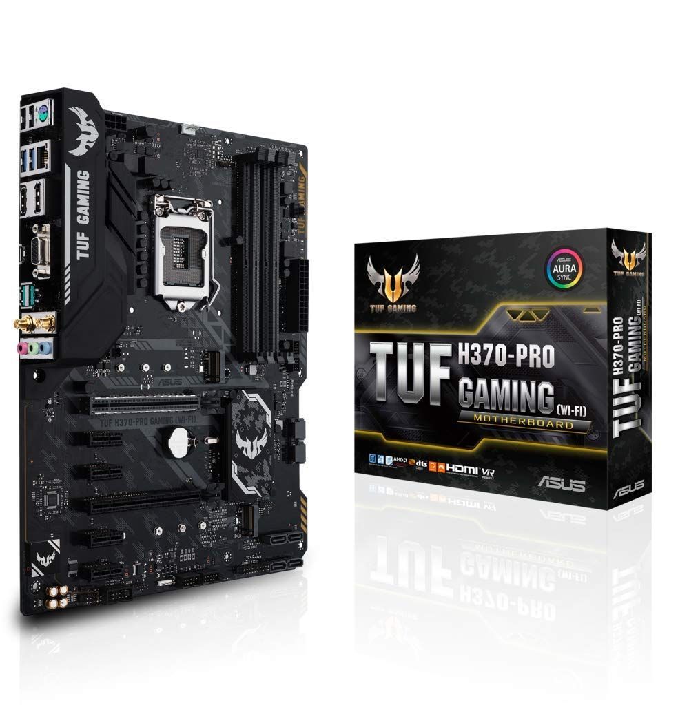 ASUS TUF H370-PRO GAMING - ATX Motherboard for Intel Socket 1151 CPUs