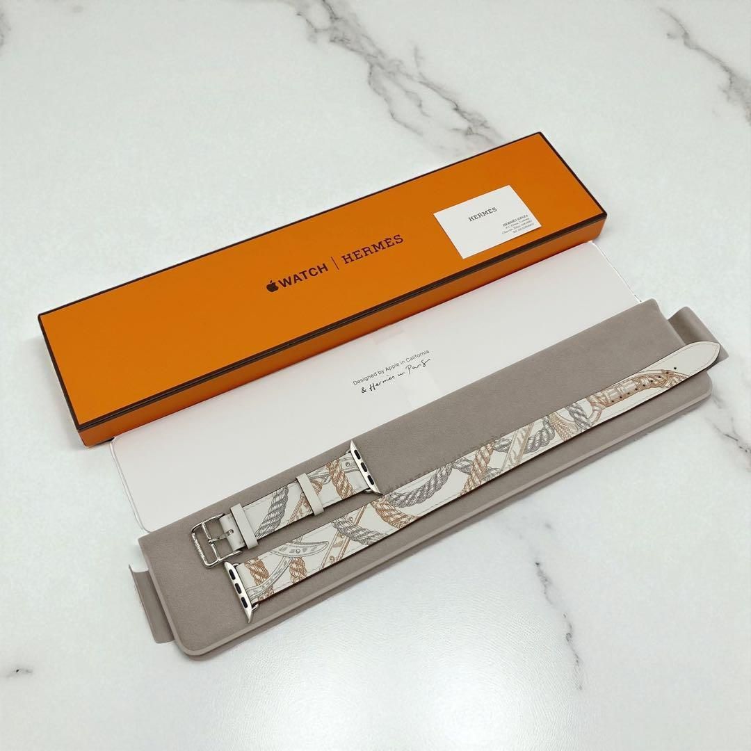 ♥ エルメス アップルウォッチ ドゥブルトゥール ロープ柄