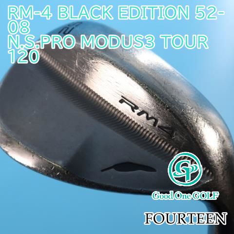 ウェッジ フォーティーン RM-4 BLACK EDITION 52-08/N.S.PRO MODUS3 