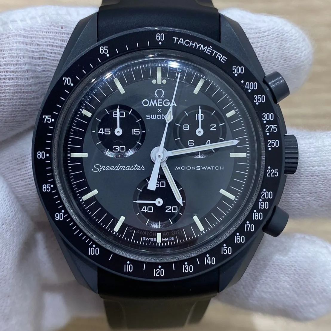未使用【OMEGA × Swatch】スピードマスター ミッショントゥマーキュリ OMEGA Swatch Omega Mission to Mercury スウォッチ × オメガ