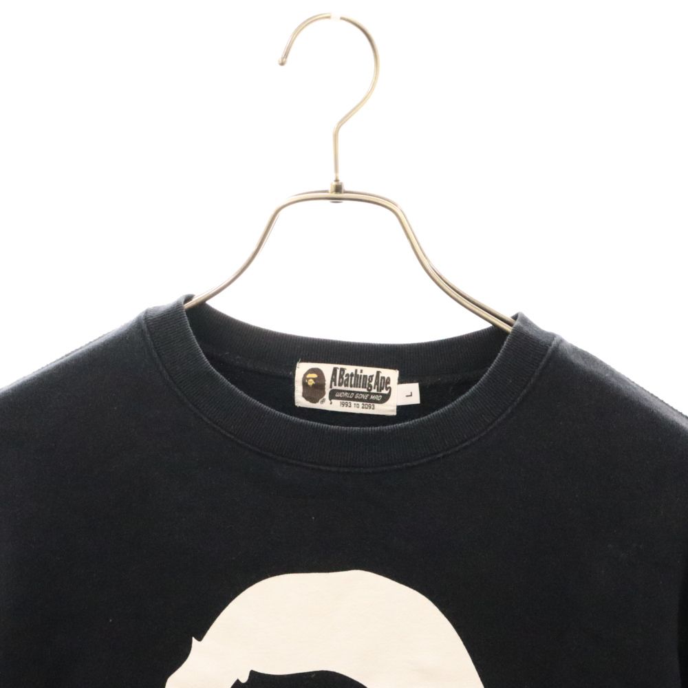 A BATHING APE エイプ ブラック×ゴールド トレーナー スウェット