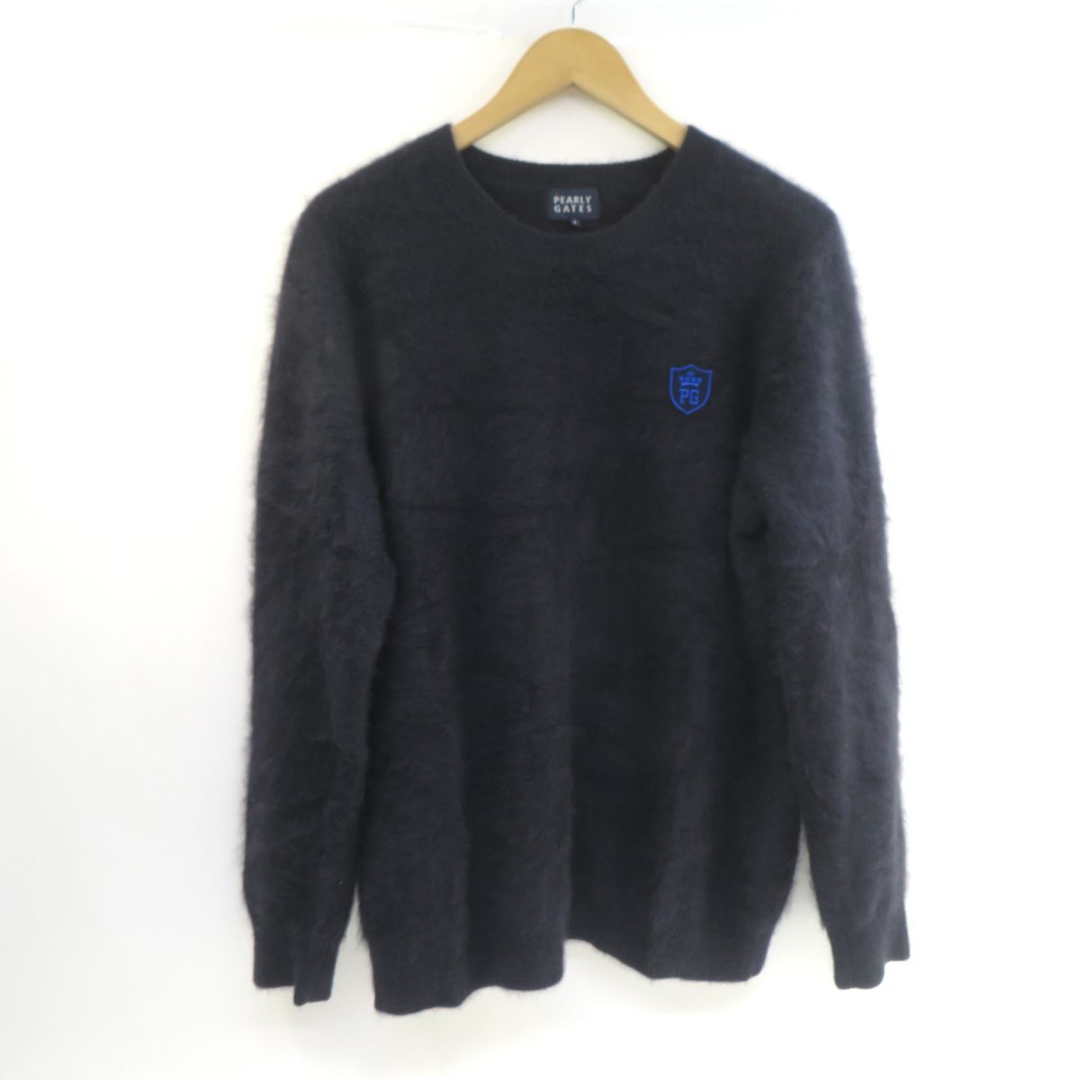 パーリーゲイツ　セーター　サイズ7 130 PEARLY GATES パーリーゲイツ モヘヤタッチ ウール セーター