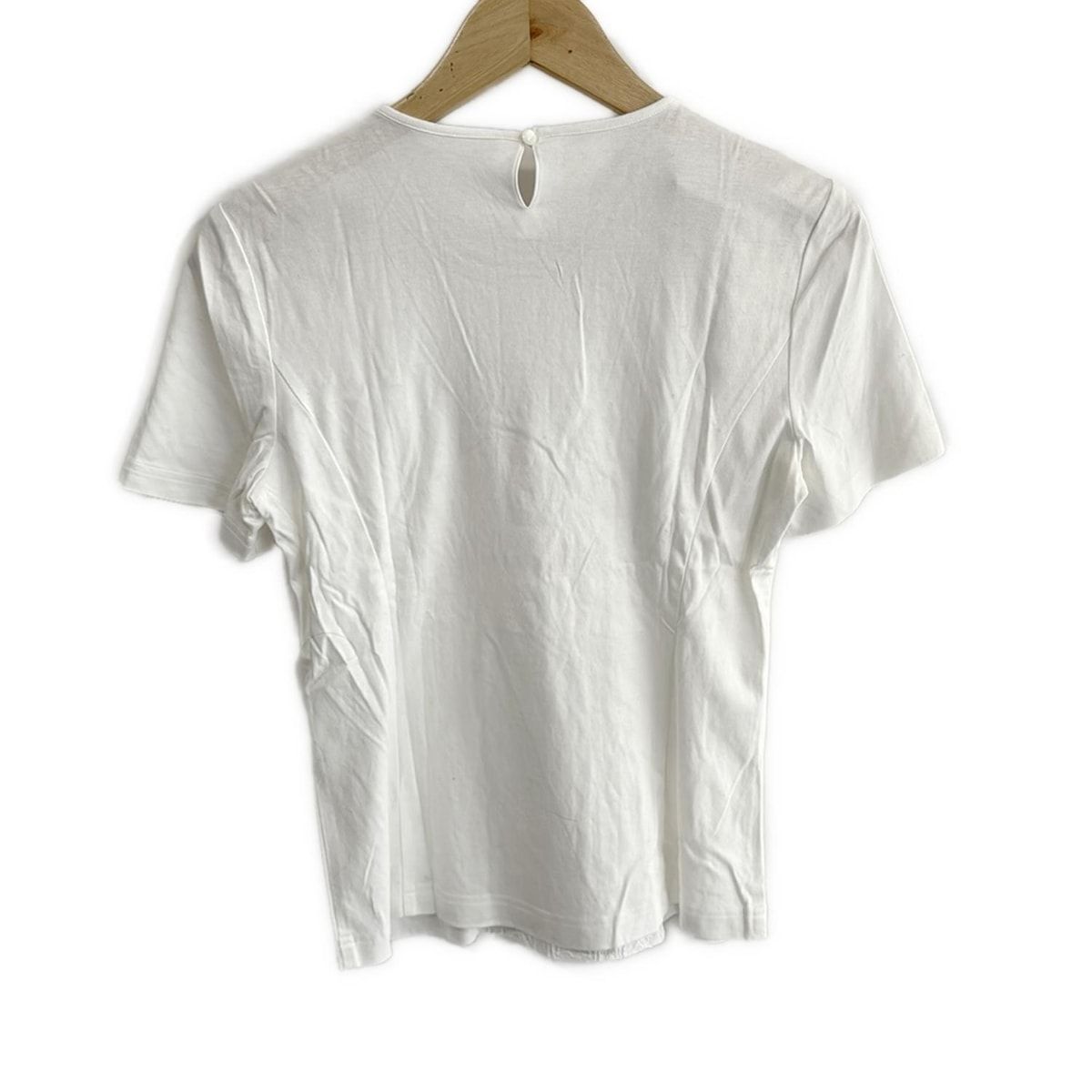 leilian - Leilian(レリアン) ノースリーブカットソー サイズ9 M レディース美品  - 白 クルーネック/レース Leilian(レリアン) ノースリーブシャツブラウス サイズ9 M