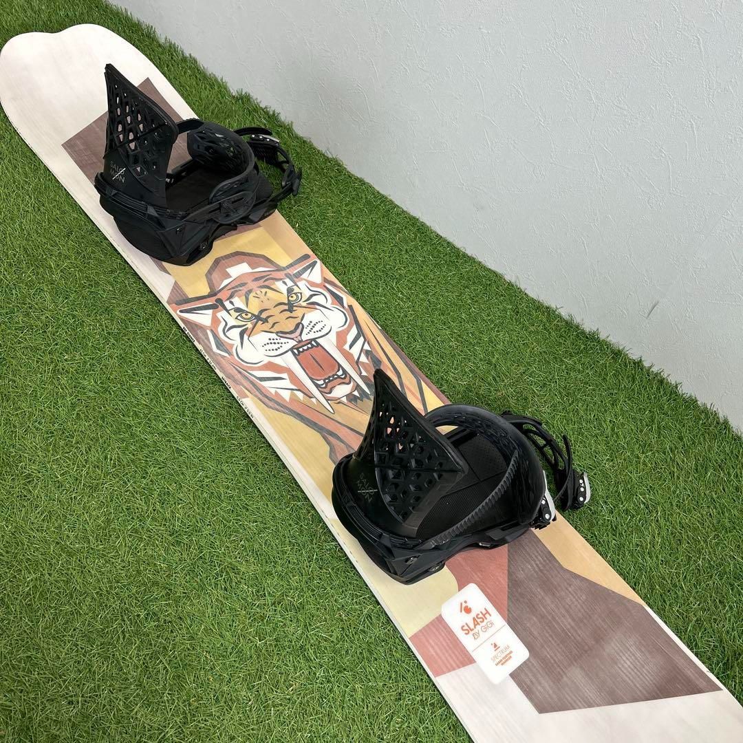 美品‼️S627 SLASH GiGi 157cm メンズスノーボードセット 美品‼️S627 SLASH GiGi 157cm メンズスノーボードセット - メルカリ