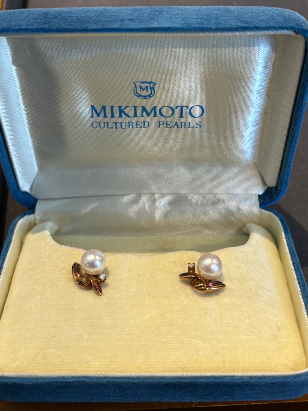 MIKIMOTOミキモトピアス K14 パール ゴールド - メルカリ