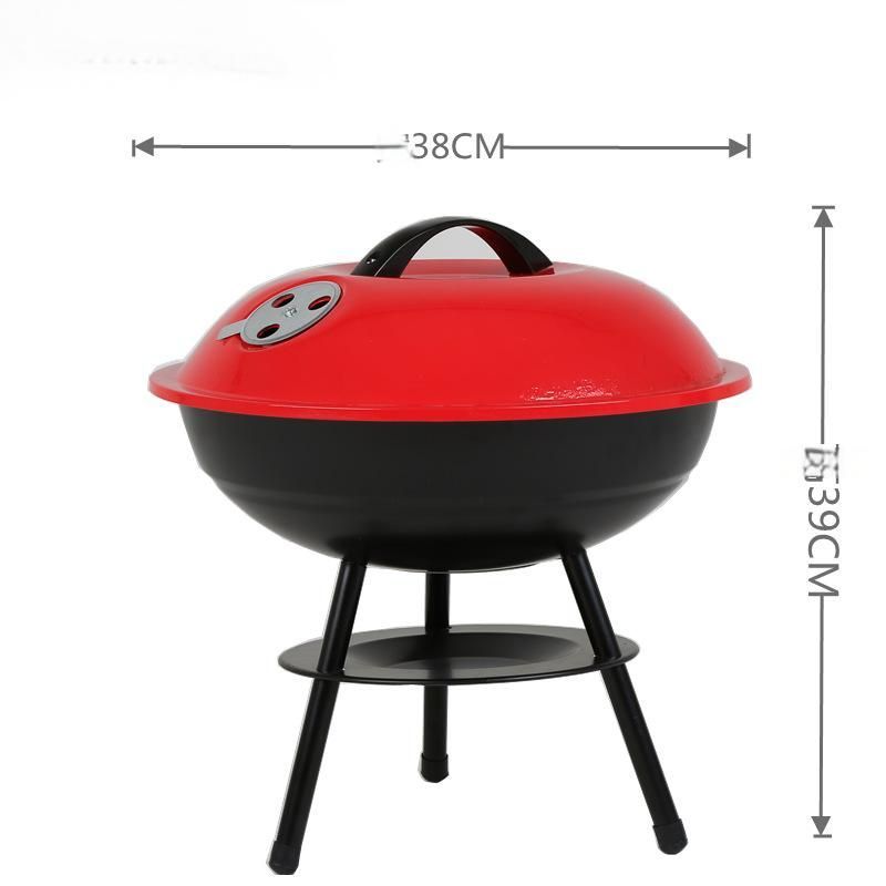 家用アウトドア便携炭焼きBBQグリル スタイリッシュな小苹果型バーベキューコンロ 注目シリーズ ZZ520 OLIVEOS_COM_TR