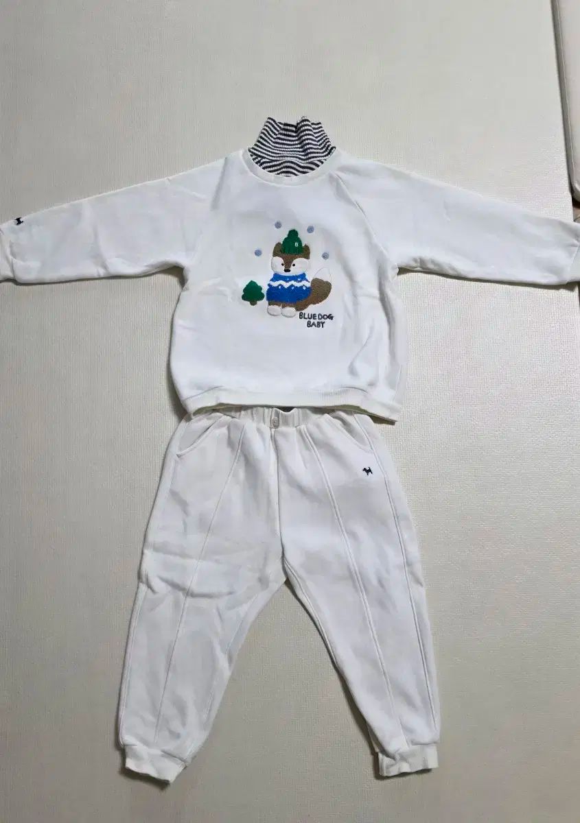 ブルードッグ ベイビー 6歳 ハーフタートルネック上下セット