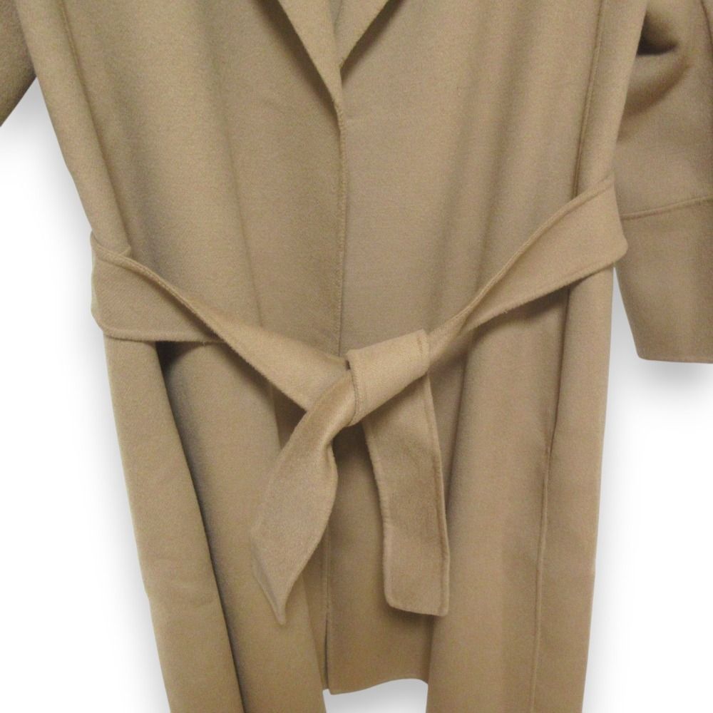 美品 S Max Mara エスマックスマーラ ARONA ウール100％ リバーコート  