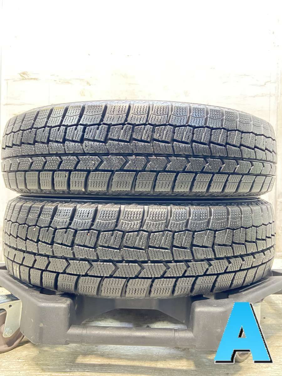 155/65R14  nダンロップ ウィンターマックス WM02 n中古タイヤ スタッドレスタイヤ 2本セットn w14241213040