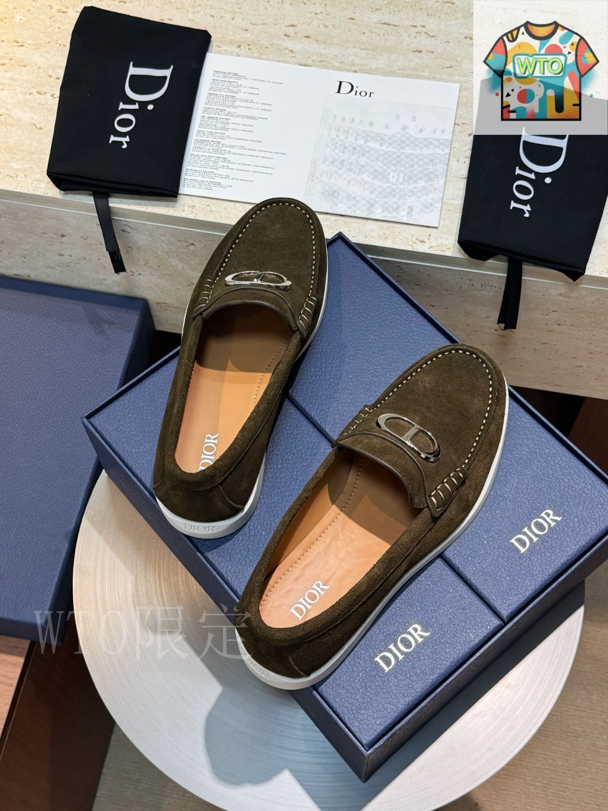Dior Granville♡【 Dior 】ボートシューズ Granville Boat Shoes in Blue Suede - Dior - Men | WE IN STYLE