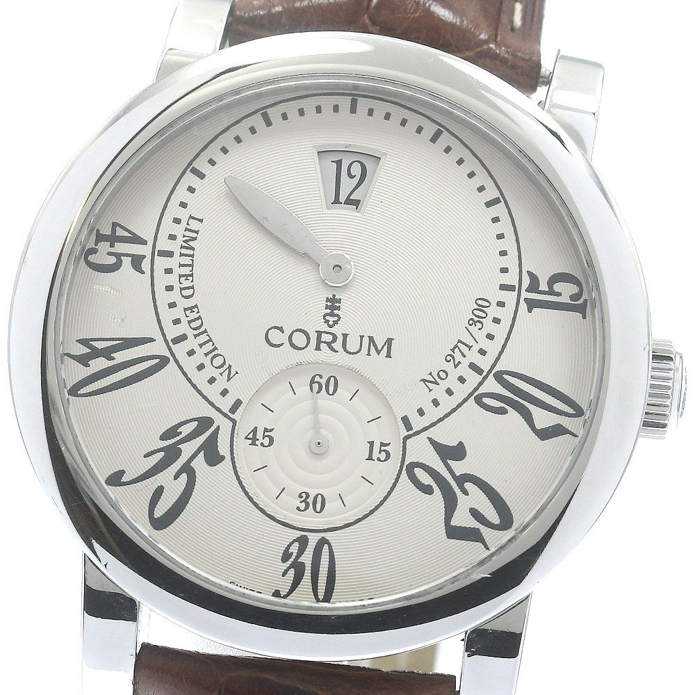 コルム CORUM 154.201.20 クラシカル ジャンピングアワー デイト 手巻き メンズ_883850