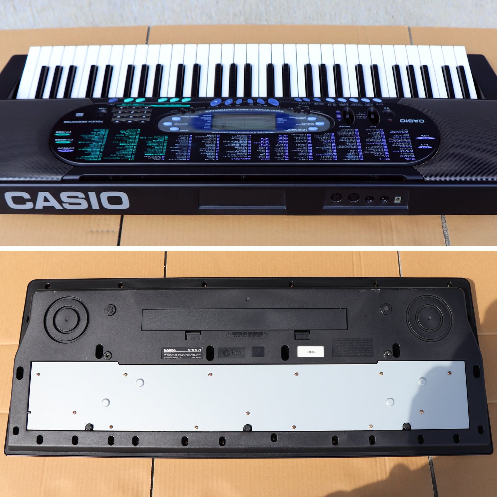 CASIO・カシオ・電子キーボード・CTK-571・No.200708-566・梱包サイズ 