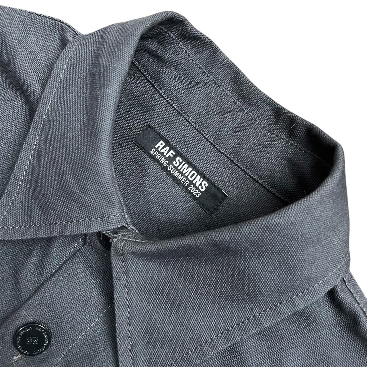 RAF SIMONS】OVERSIZED DENIM S/S SHIRT ラフシモンズ オーバー