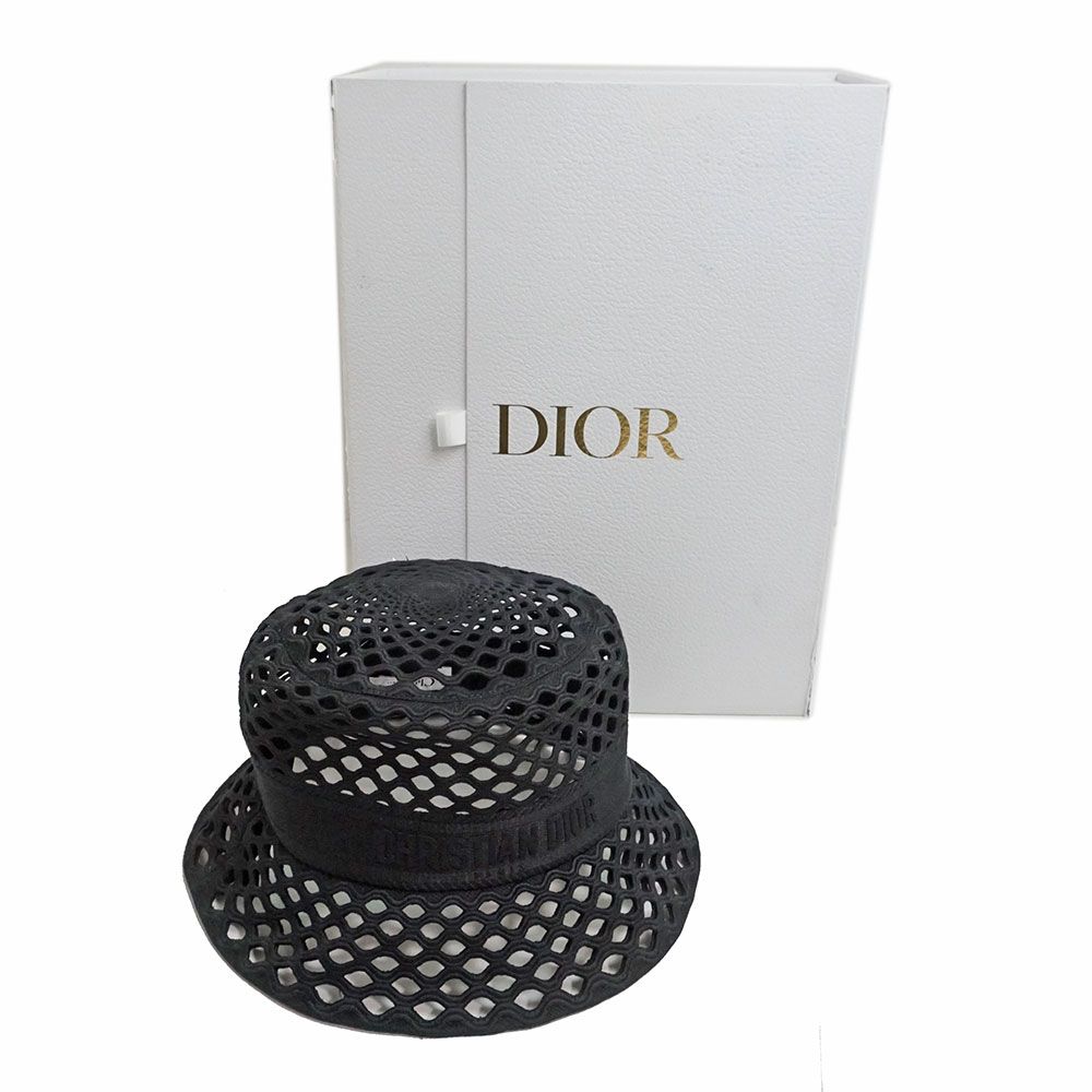 DIOR ディオール ボブハット メッシュ ブラック サイズ59 | cair4youth.com