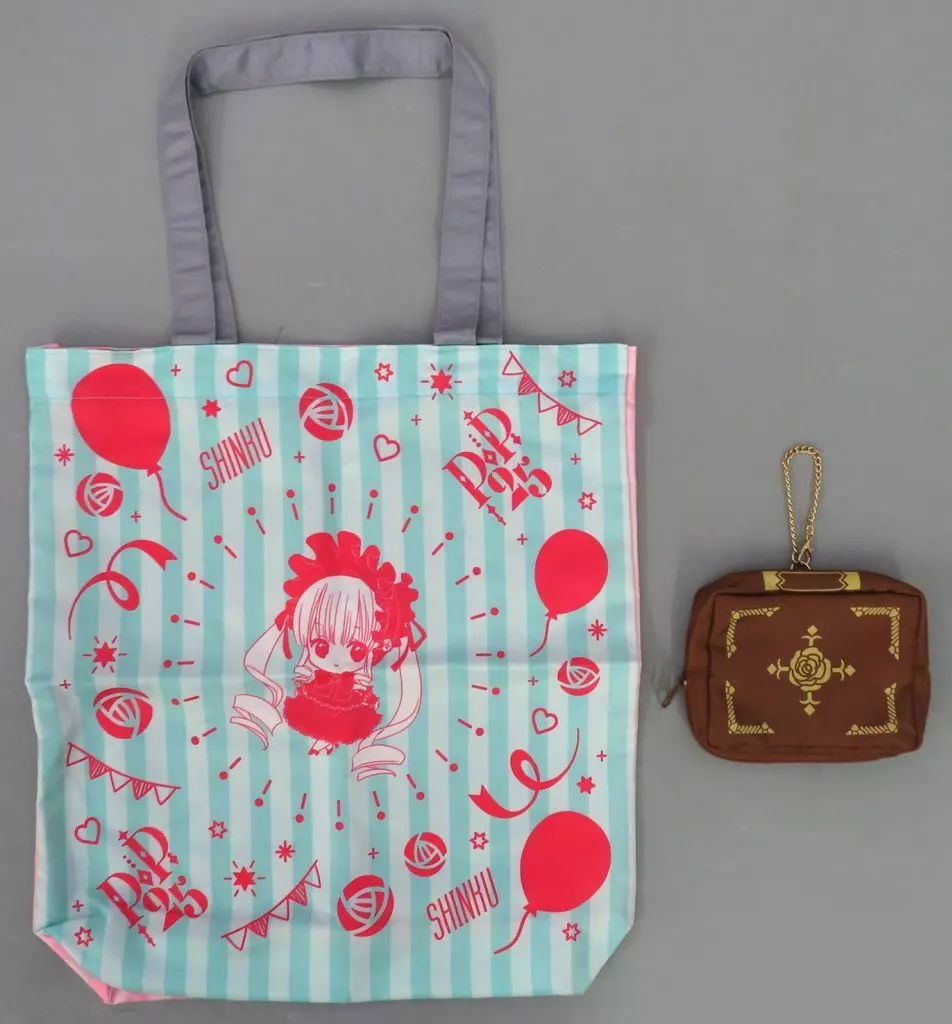 中古】バッグ 真紅＆水銀燈 ポーチ付きエコバッグ 「ローゼン