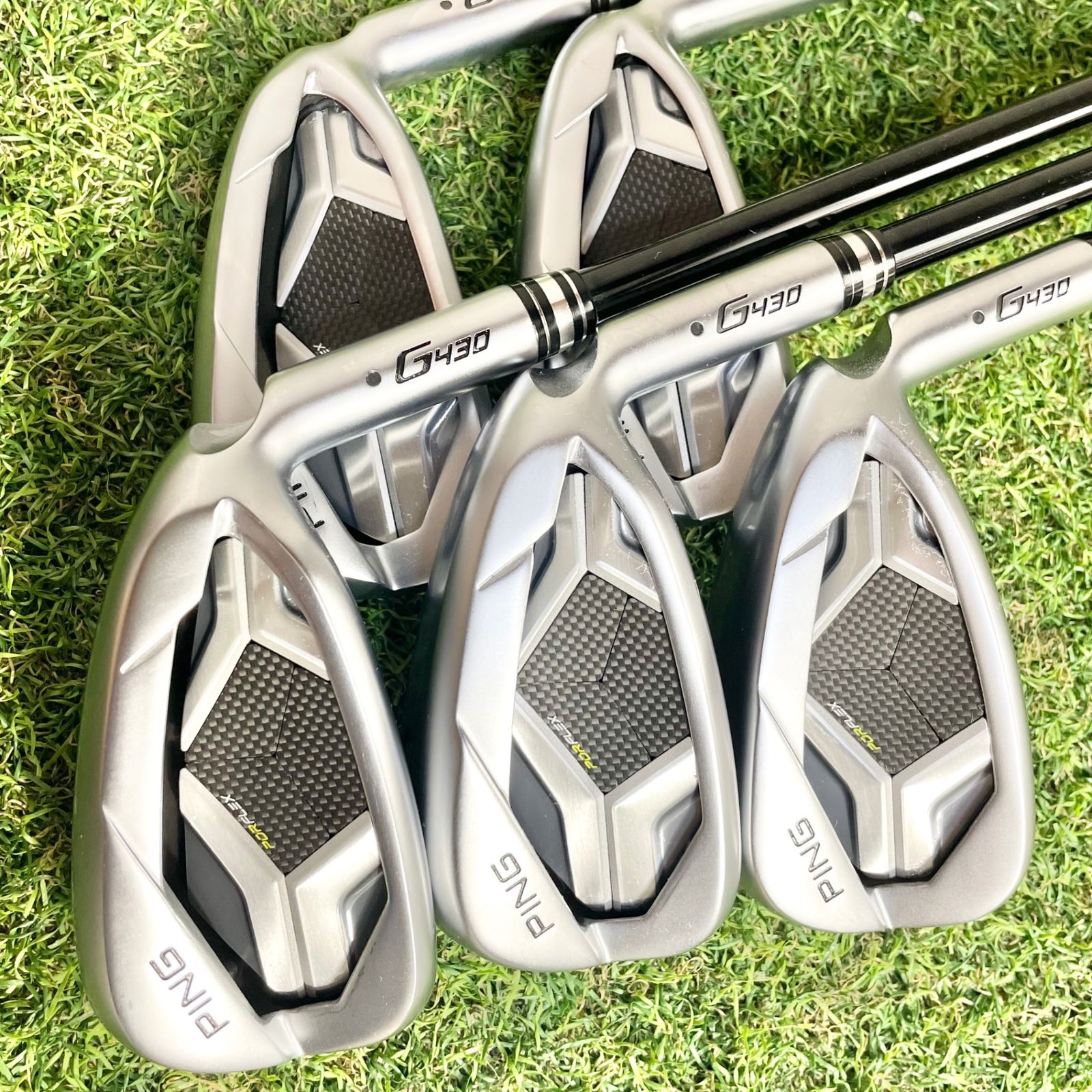 PING G430アイアン 7本セット　5-45° Ping 2023 G430 Iron Set 5-PW, 45, 50 Steel Shaft - Club 14 Golf