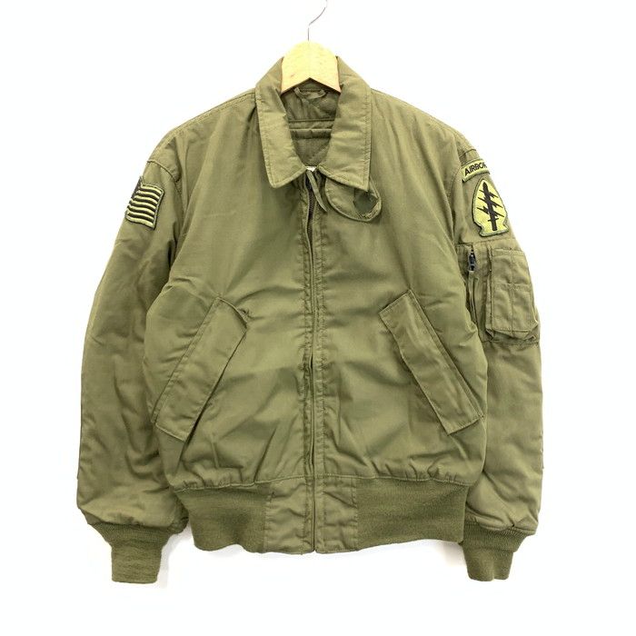 【中古品】US.ARMY COLD WEATHER CVC ミリタリー ジャケット アウター ブランド 古着 サイズ：S カラー：カーキ メンズ 【146-240914-gm-3-fuz】