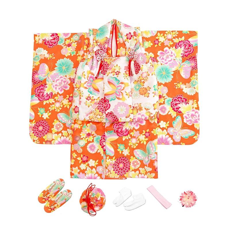 在庫セール】[KYOETSU] [キョウエツ] 着物セット 七五三用 3歳用