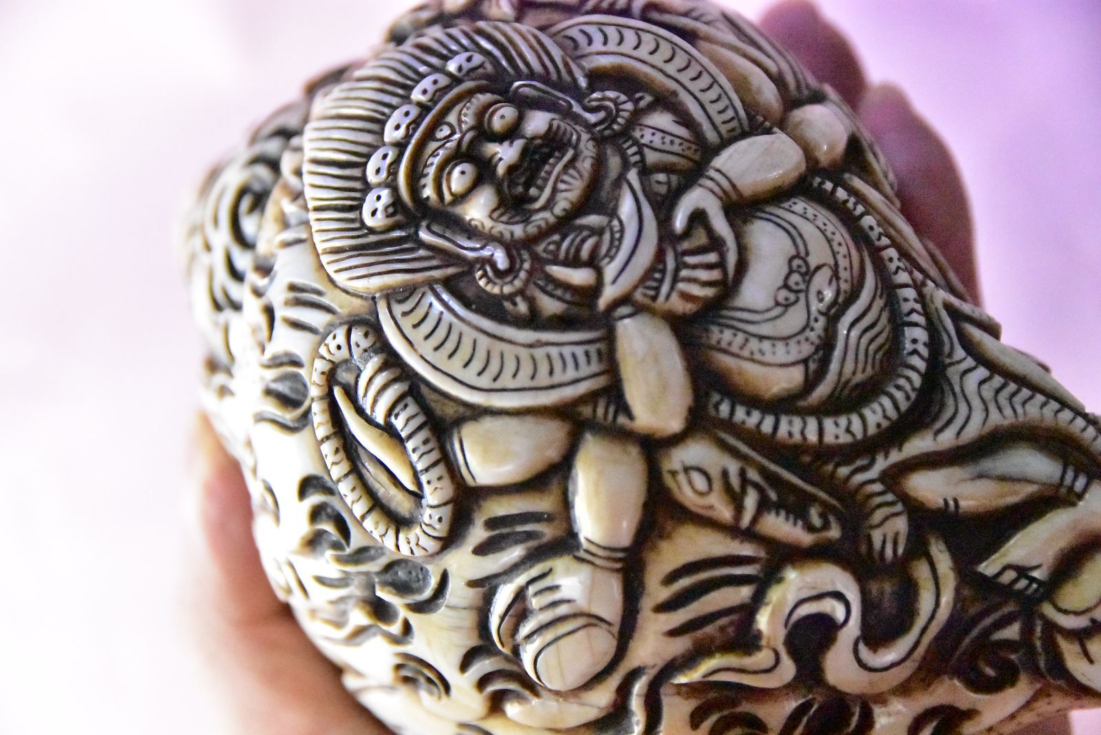 楽天市場】◇チベット密教法具 法螺貝（シャンカ）白傘蓋仏頂