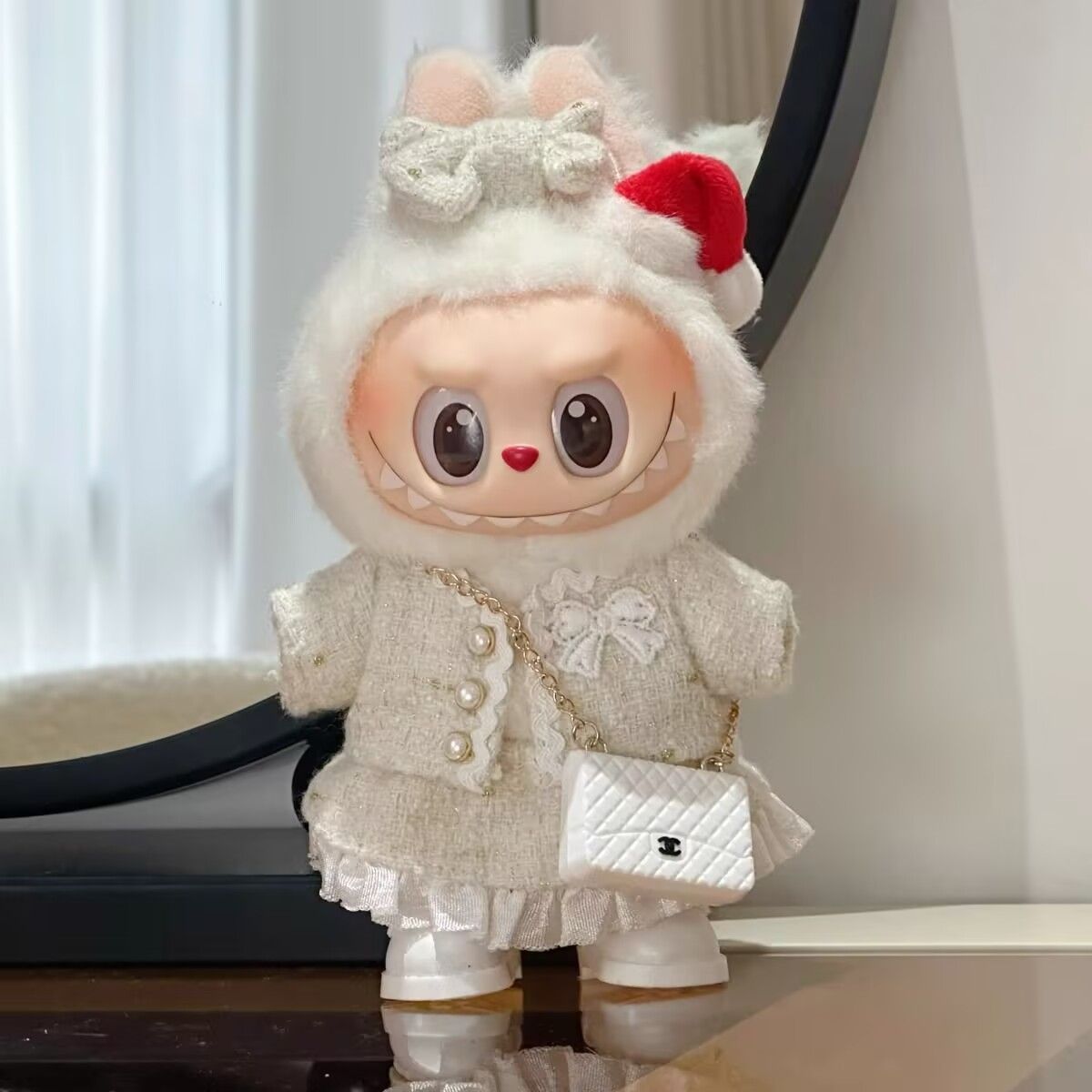 新品3点セット ワンピース スカート labubuラブブぬいぐるみ服