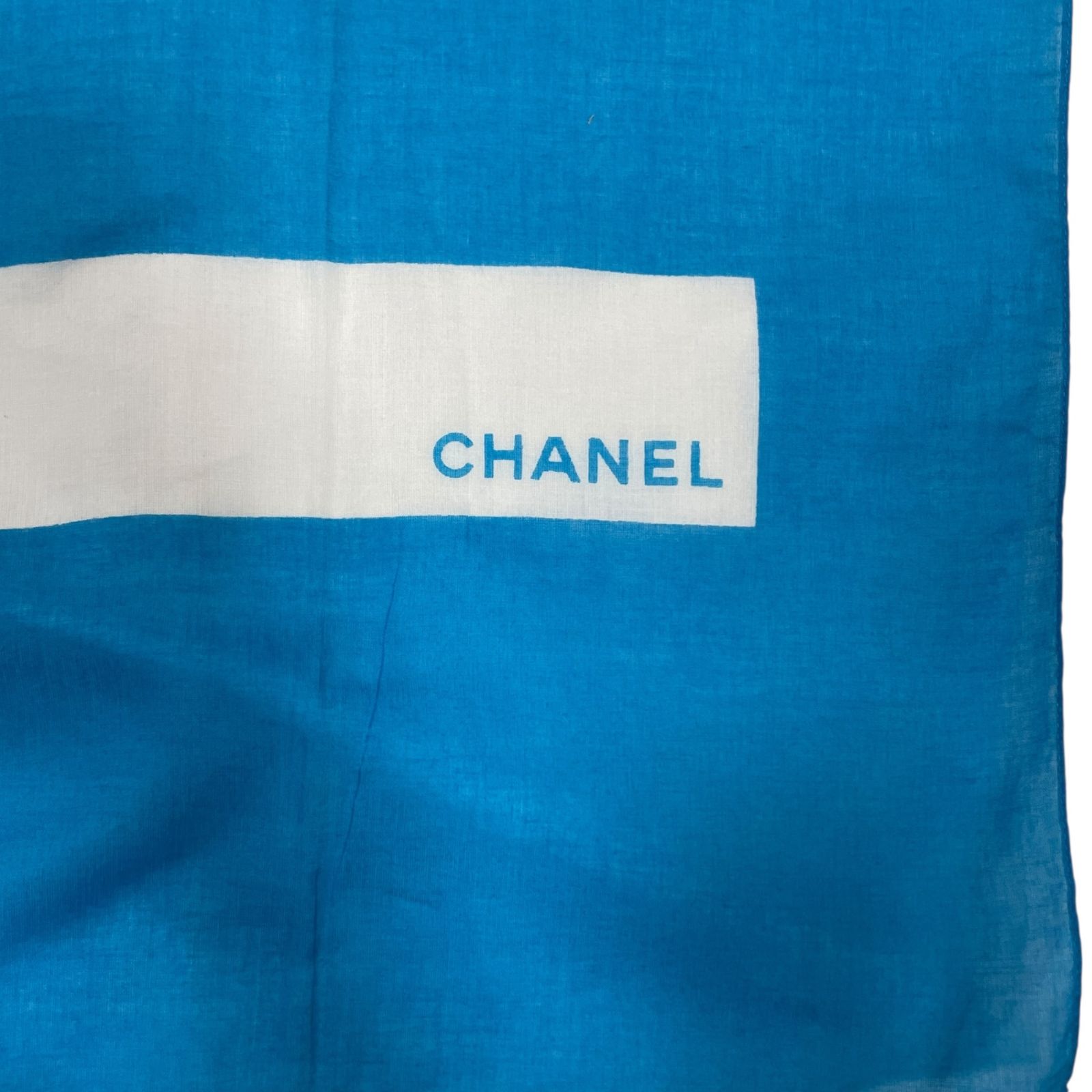 【新品未使用】レア物 CHANELシャネル大判スカーフ パレオ タペストリー ◇中古品◇CHANEL シャネル 大判 ストール パレオ コットン