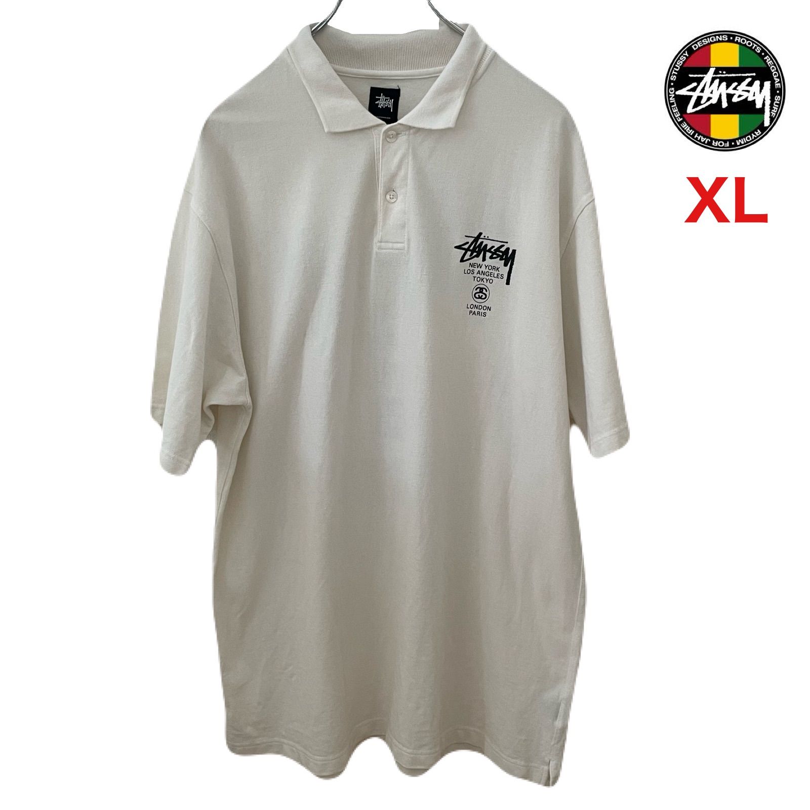 STUSSY World Tour Polo Shirt USA製