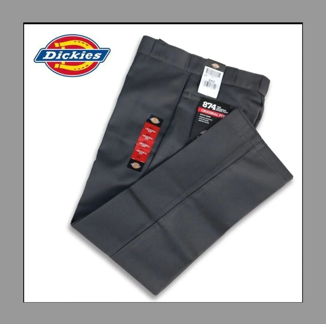 送料込み新品Dickiesディッキーズ874チャコールグレーW34L32