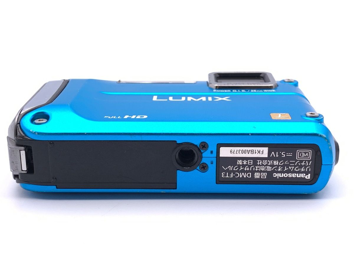  並品 パナソニック LUMIX DMC FT 3 スプラッシュブルー コンパクトデジタルカメラ デジタルカメラ