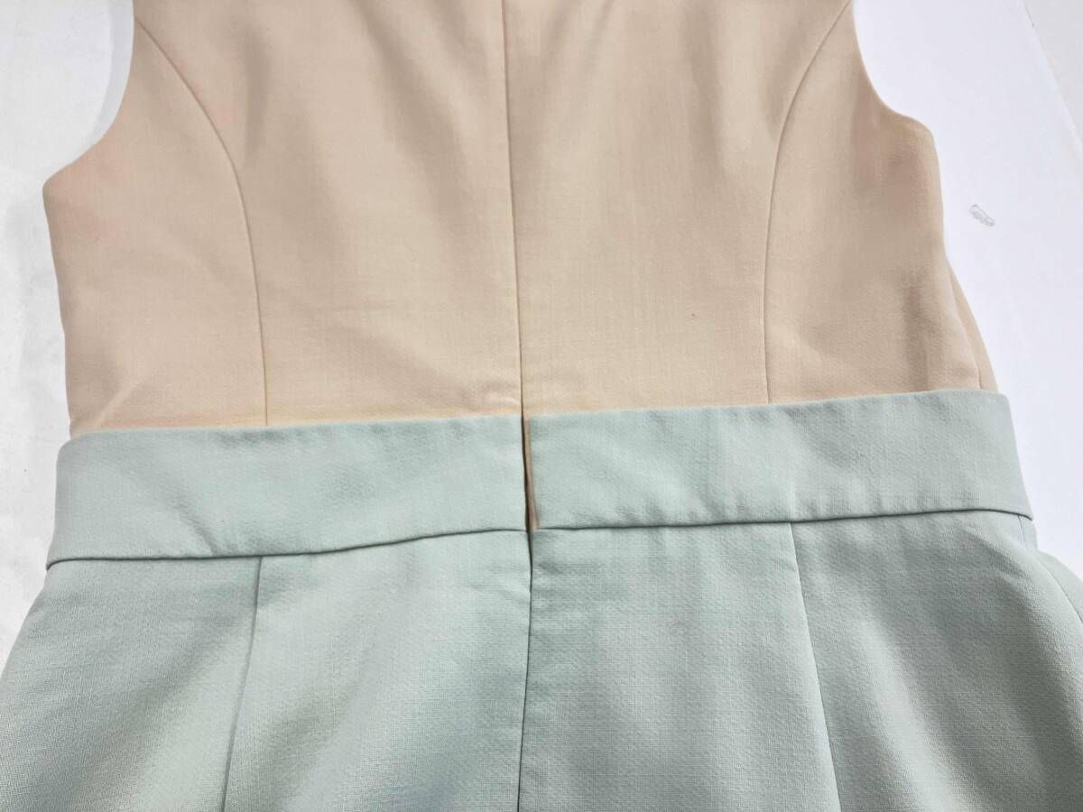 FOXEY ノースリーブワンピース フォクシー バイカラー 29566-S0F009MJ